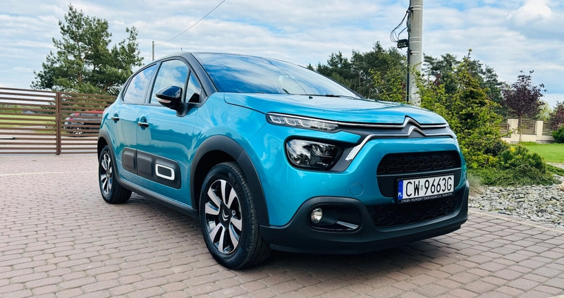 Citroen C3 cena 61900 przebieg: 11535, rok produkcji 2023 z Włocławek małe 742